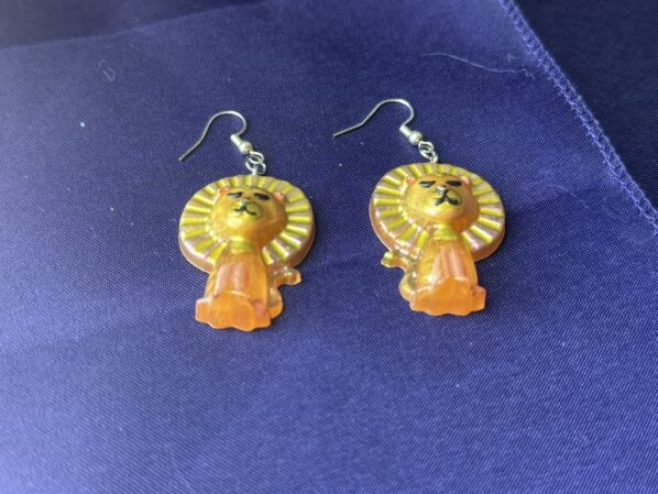 Lion Earrings – Playful Jungle-Inspired Statement Dangles