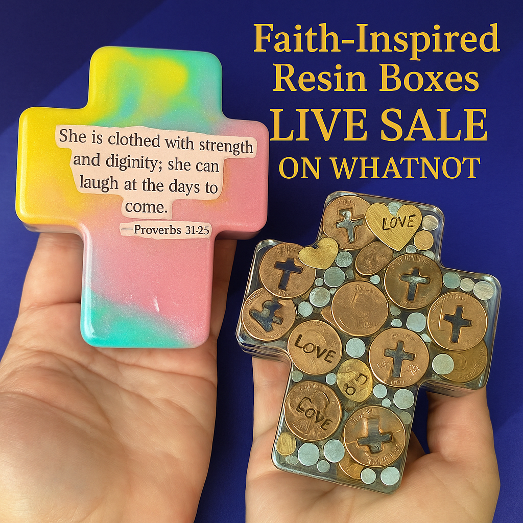 Faith-Inspired Resin Boxes