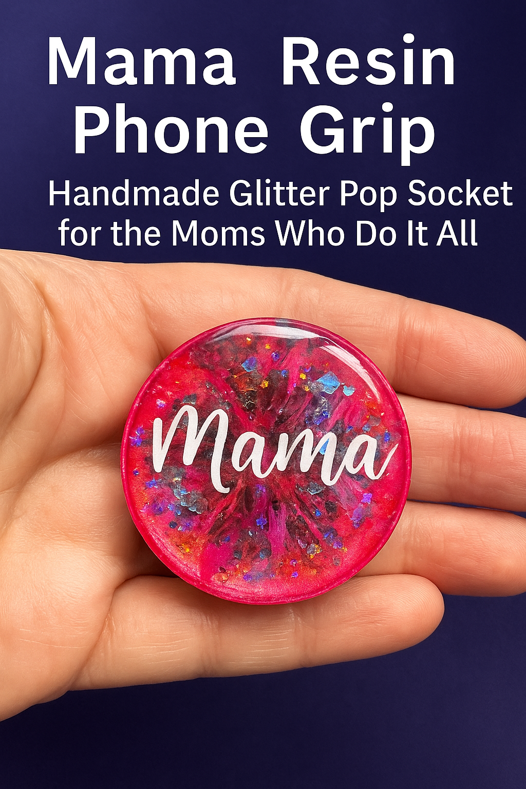 Why Moms Are Loving This Handmade Resin Phone Grip Right Now